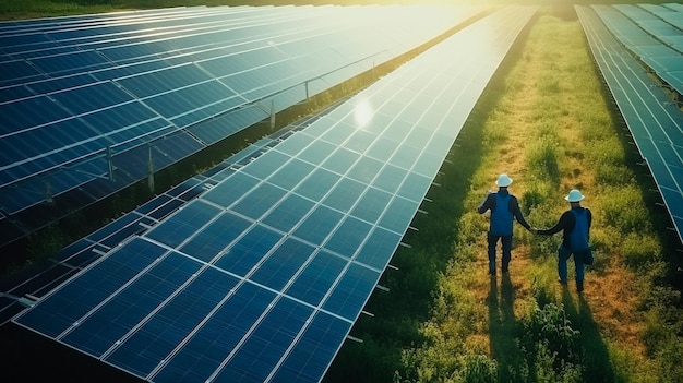 solar panels in the wind