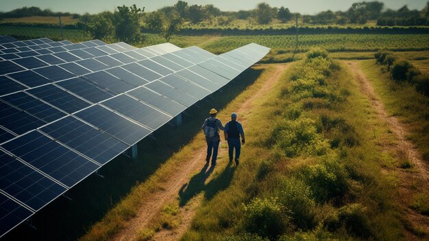 solar panels in the wind