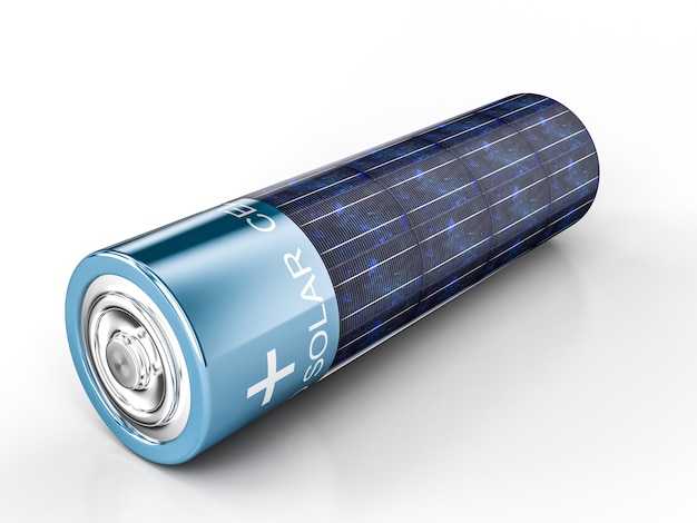 Solar power battery