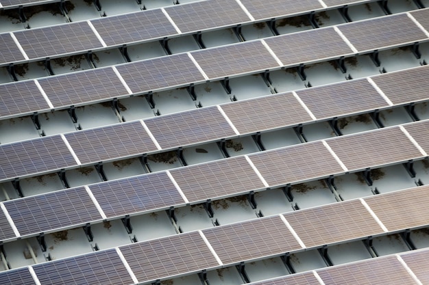 Solar power panel on roof top