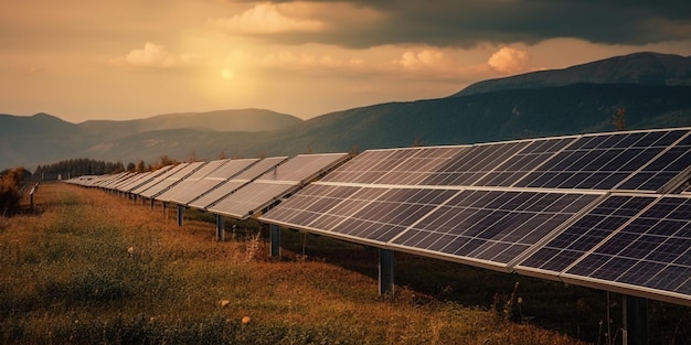 Solar power station energy from natural