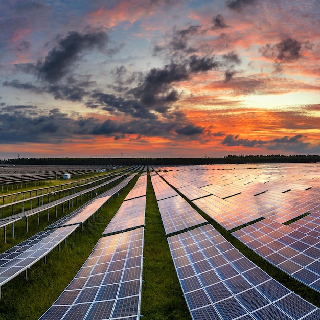 Foto centrale elettrica solare