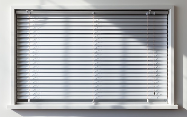 Solar Window Blinds White Background