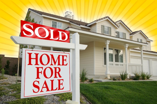 집 판매 새 집 표시