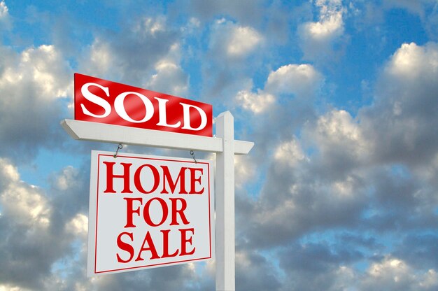 Sold Home For Sale Sign