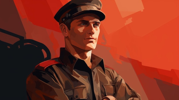 Soldier Portrait Een door Chinapunk geïnspireerde 2D Game Art met Film Noir Esthetic