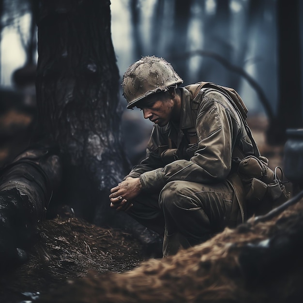 Photo soldier struggles to return to the war zone overcoming obstacles