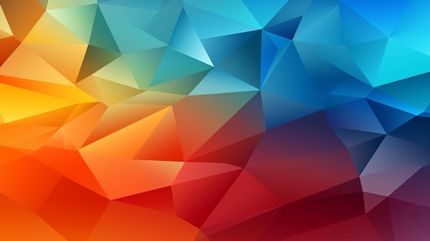 Solid color background vibrant colors illustration minimalist fractals