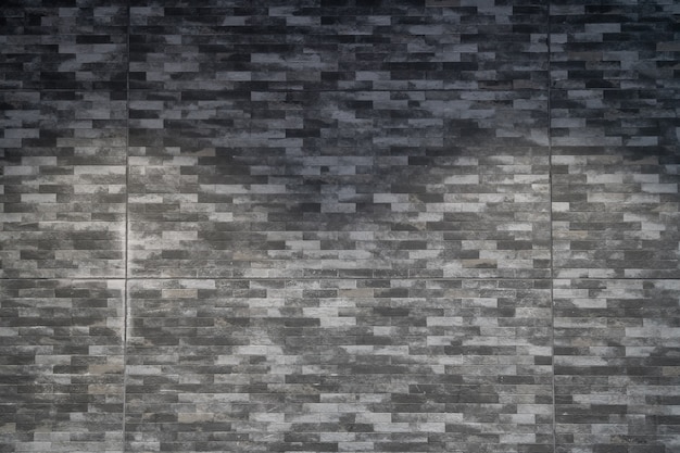 단단한 회색 벽돌 벽