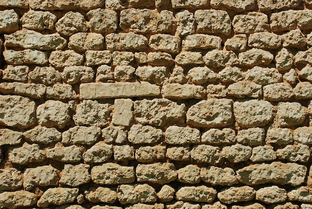 Photo solid wall made of stone background