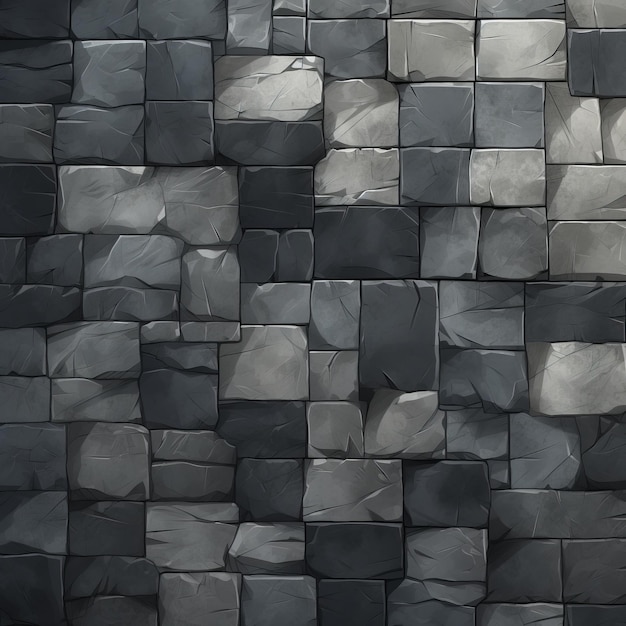 Solidity in Simplicity Monolithic Stone Texture Unveiled on a 2D Square Canvas