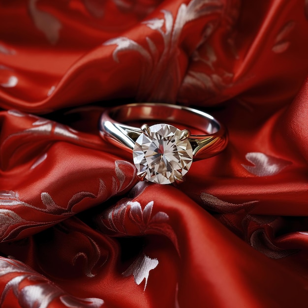 Photo solitaire ring