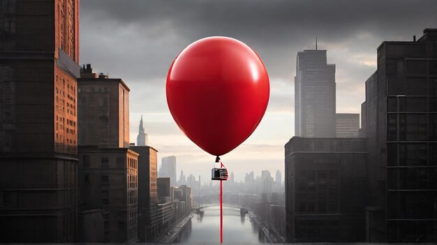 Photo solitary balloon