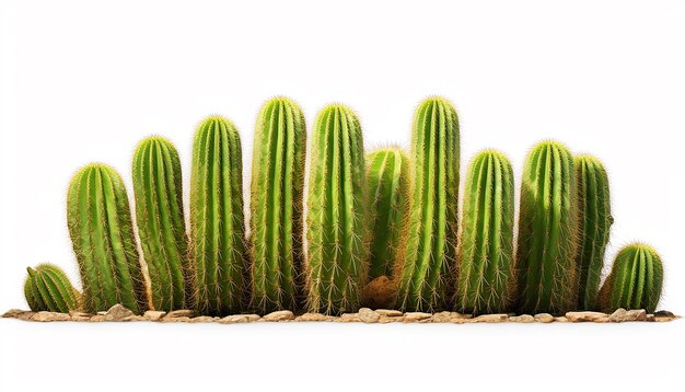 Photo solitary cactus in arid terrain