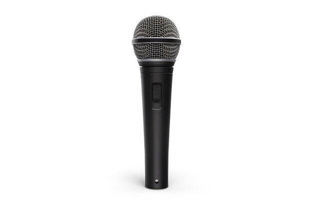 Solitary Songbird A Microphones Serenade On a Clear PNG or White Background