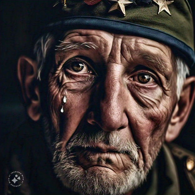 A Solitary Tear the Veterans Silent Testament