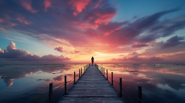 Solitude on the Infinite Pier