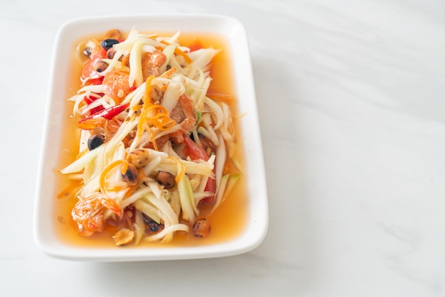 Сом Тум - Острый салат из папайи - Тайская кухня