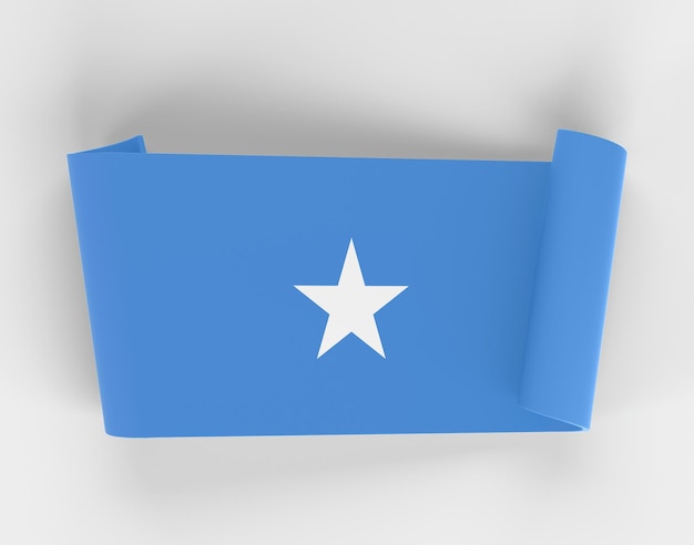 Somalia Ribbon Banner