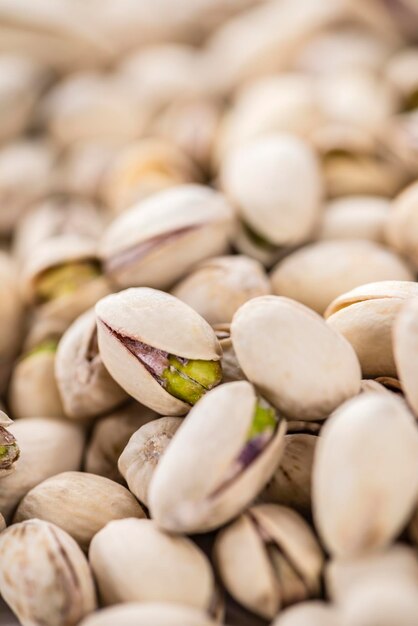 Some whole Pistachios