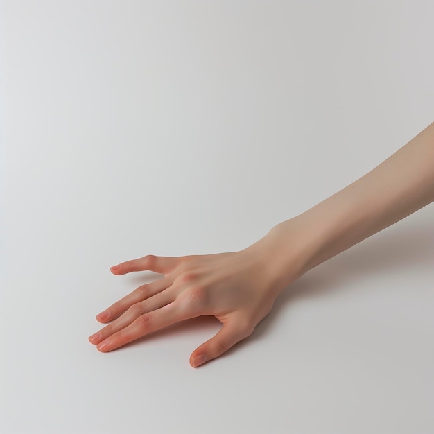 Photo someone is reaching out to touch a white surface with their hands hand stock photos