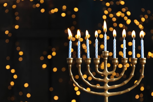 Soncept of Jewish holiday compositions for Hanukkah