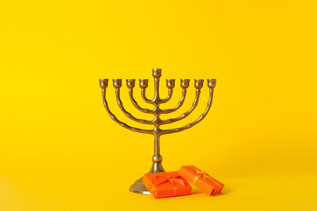 Soncept of jewish holiday compositions for hanukkah