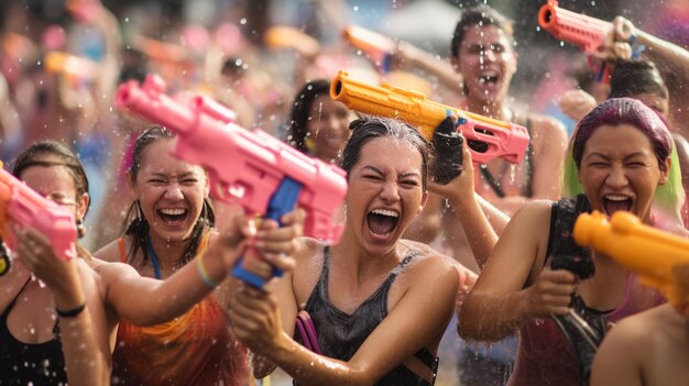 Photo songkran festival in thailand