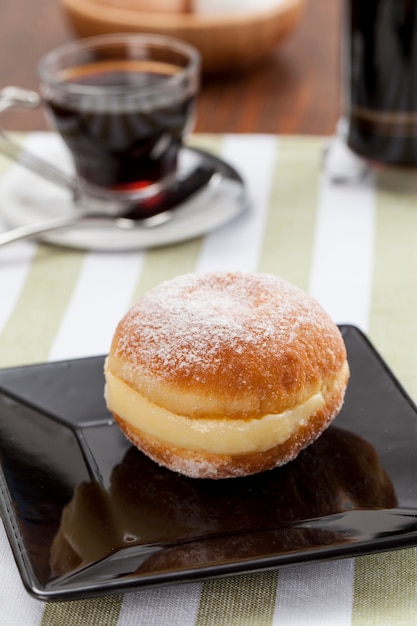 Sonho, a traditional pastry, made in brazilian bakeries.