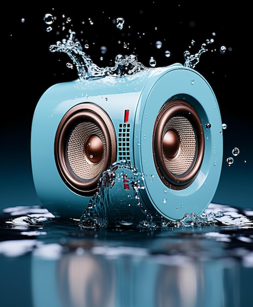 Photo sonic elegance unleash the power of music with our portable speaker