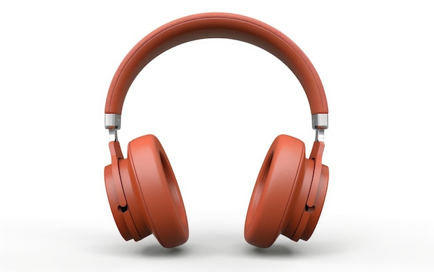 Sonic Sanctuary Embracing Headphones of Music on a White or Clear Surface PNG Transparent Background