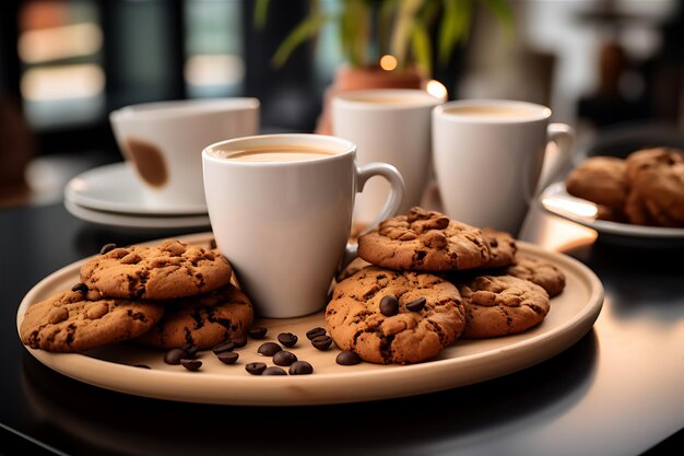 Photo sony alpha captures coffee cups