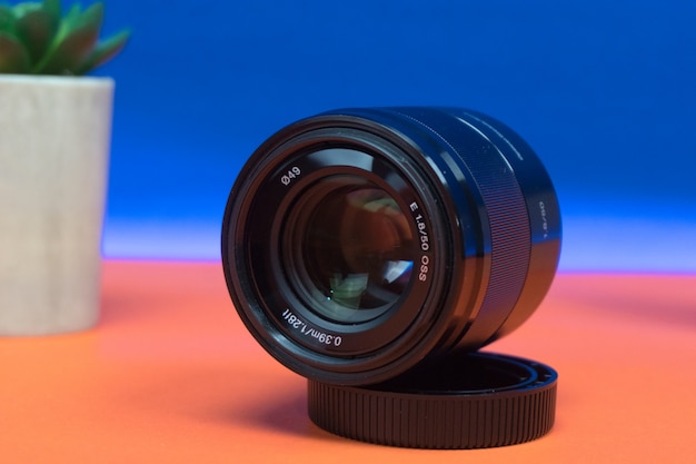 Sony-lens 50 mm 1.8 close-up