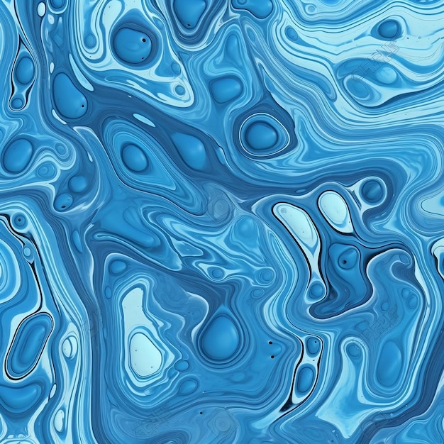 Soothing Blue Slime Texture Background ai