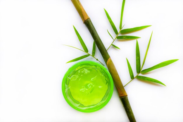 soothing gel mask extract bamboo healh care for skin face