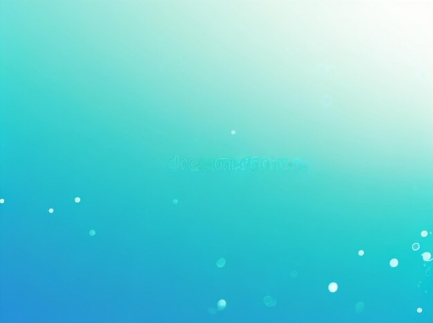 Soothing Hues Baby Turquoise Color Gradient in Blur