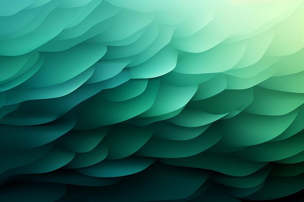 Soothing hues blurry green gradient background