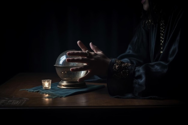 Soothsayer crystal ball Generate Ai