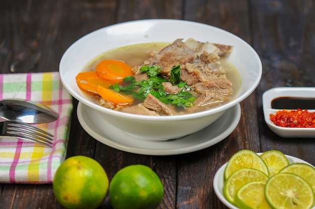 Sop Kambing of Soep Geit is een gerecht gemaakt van jong geitenvlees