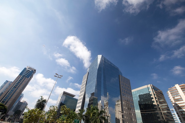 The sophisticated Faria Lima Avenue, in Sao Paulo