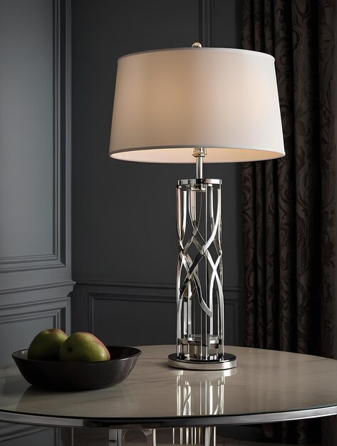 Photo sophisticated table lamp