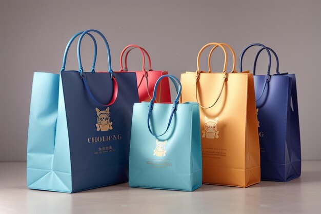 sopping bag branding photo