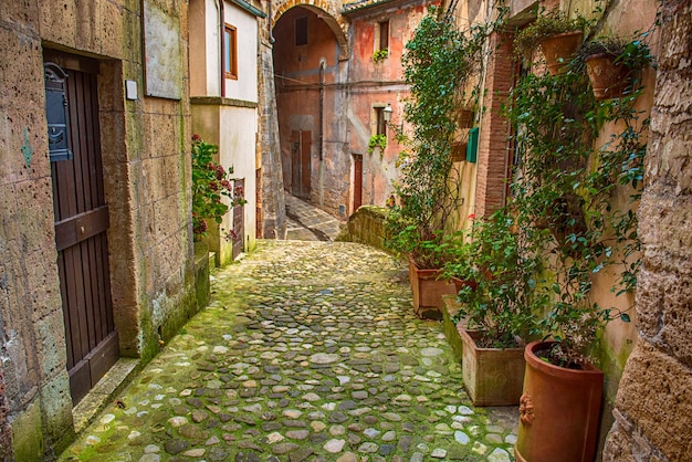 Sorano city street