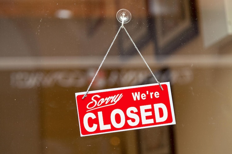 Photo sorry were closed