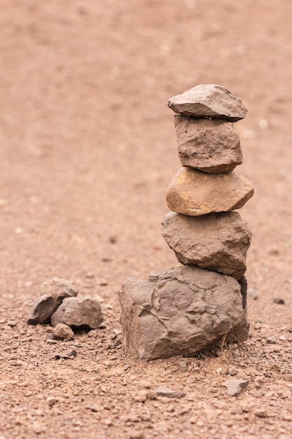 Sort stones to renew their faith.