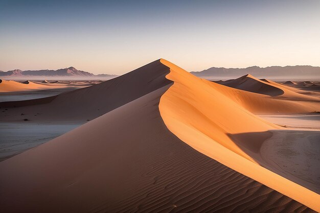 Photo sossusvlei sand dunes namib naukluft national park namib desert scenic travel destination in namibia