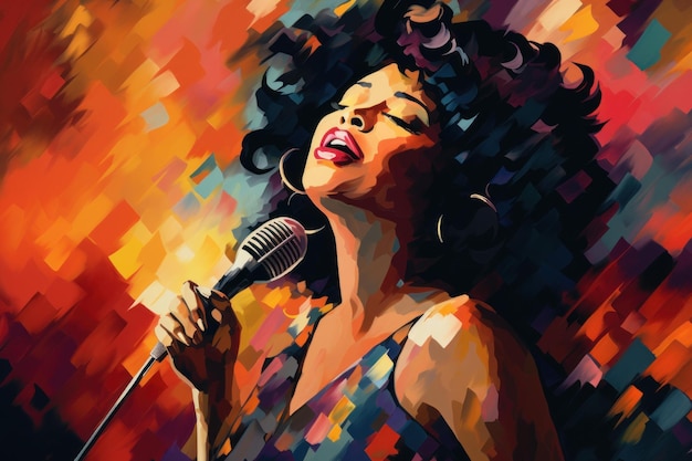 Soulful Jazz singer Generate Ai