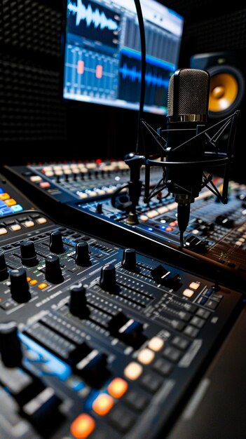 a sound board with the word control on it