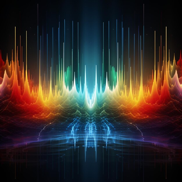 Photo sound spectrum of infinite mental calculation