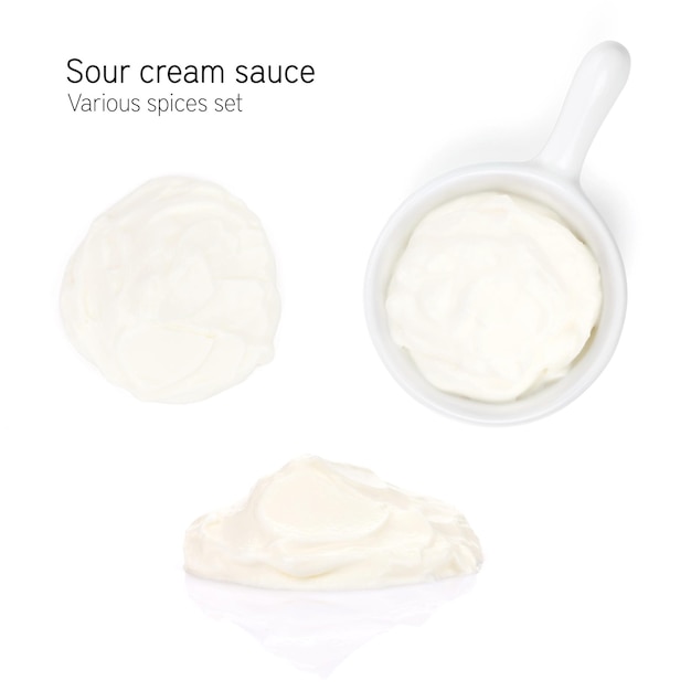 Photo sour cream sauce